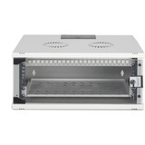 Digitus Netzwerk-Set SOHO Pro 19" 540x400 mm (BxT), IT-Schrank hellgrau, unmontiert, 4 Höheneinheiten