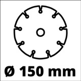 Einhell Mauer-Nutfräse TE-MA 1700 rot/schwarz, 1.500 Watt