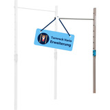 HUDORA Turnreck Vario Erweiterung Doppelreck, Fitnessgerät blau/beige