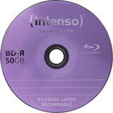 Intenso BD-R 25 GB, Blu-ray-Rohlinge 6fach, 25 Stück, Retail