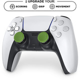  KontrolFreek Precision Sports Thumbsticks – Football Edition , Analog-Stick grün/schwarz, 2 Stück, für Playstation 5/4 Controller