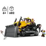 LEGO 60466 City Gelber Bulldozer mit Frontlader, Konstruktionsspielzeug 