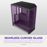 NZXT H6 ( 2026 ) All Black, Tower-Gehäuse schwarz, Tempered Glass x 2
