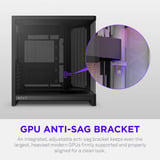 NZXT H6 ( 2026 ) All Black, Tower-Gehäuse schwarz, Tempered Glass x 2