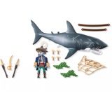 PLAYMOBIL 71793 Pirates Gefahr durch Riesenhai, Konstruktionsspielzeug 