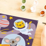 Ravensburger CreArt - Tiere im All, Malen 