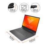 Victus by HP 16-s0180ng, Gaming-Notebook grau, AMD Ryzen 7 7840HS, NVIDIA GeForce RTX 4070, 32 GB DDR5, 512 GB (512 GB SSD), ohne Betriebssystem