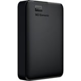 WD Elements Portable 5 TB, Externe Festplatte schwarz, Micro-USB-B 3.2 Gen 1 (5 Gbit/s)