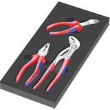 Wera 9780 Schaumstoffeinlage KNIPEX Zangen-Set 1, 3‑teilig schwarz/grau, in Schaumstoffeinlage für Werkstattwagen