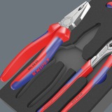 Wera 9780 Schaumstoffeinlage KNIPEX Zangen-Set 1, 3‑teilig schwarz/grau, in Schaumstoffeinlage für Werkstattwagen