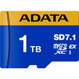 ADATA Premier Extreme microSDXC SD7.1 1 TB, Speicherkarte blau/gelb, SD7.1 Express, UHS-I U3, Class 10, V30, Nintendo Switch 2 Ready