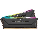 Corsair DIMM 32 GB DDR4-3600 (2x 16 GB) Dual-Kit, Arbeitsspeicher schwarz, CMH32GX4M2D3600C18, Vengeance RGB PRO SL, INTEL XMP