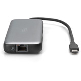 Digitus 7-Port USB-C Docking Station, Dockingstation grau/schwarz