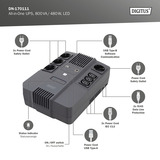 Digitus DN-170111 All-in-One , USV schwarz, LED