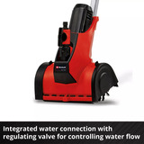 EINHELL Akku-Oberflächenbürste PICOBELLA, 18Volt, Kehrmaschine rot/schwarz, ohne Akku und Ladegerät