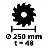 Einhell Zug-Kapp-und Gehrungssäge TC-SM 2534/1 Dual rot/schwarz, 2.100 Watt