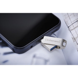 Intenso cMOBILE LINE 32GB, USB-Stick silber, USB-A 3.2 Gen 1, USB-C 3.2 Gen 1