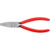 KNIPEX Flachzange 20 01 160, Greifzange rot, gezahnte Griffflächen