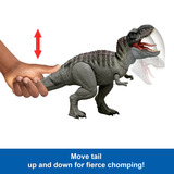 Mattel Jurassic World: Die Wiedergeburt - Power Devour Tyrannosaurus Rex, Spielfigur 