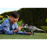 Mattel Jurassic World: Die Wiedergeburt - Power Devour Tyrannosaurus Rex, Spielfigur 