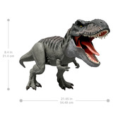 Mattel Jurassic World: Die Wiedergeburt - Power Devour Tyrannosaurus Rex, Spielfigur 