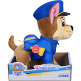 Spin Master Paw Patrol - Search & Rescue: Chase Plüsch in Search & Rescue Uniform, Kuscheltier 23 cm
