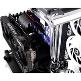 Thermaltake PCI-E 4.0 Dual 90° Riser Cable, Kabel schwarz, 13cm