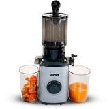 Unold Slow Juicer Sam, Entsafter silber/schwarz, 200 Watt, Saftbehälter 1 Liter