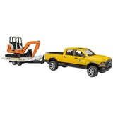 RAM Rental Service mit Minibagger, Modellfahrzeug