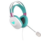 ASUS TUF Gaming H1 Gen II Hatsune Miku Edition, Gaming-Headset weiß/türkis, Kabelgebunden
