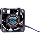 Alphacool ES 40mm 400-15.000rpm Fan 40x40x28mm, Gehäuselüfter schwarz, Two Ball Bearing, PWM