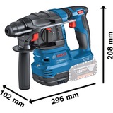 Bosch Akku-Bohrhammer GBH 18V-22 Professional solo, 18Volt blau/schwarz, ohne Akku und Ladegerät