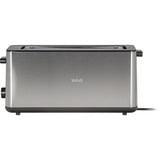 Braun Langschlitz-Toaster PurShine HT 1610 BK edelstahl/schwarz, 1.030 Watt, für 2 Scheiben Toast