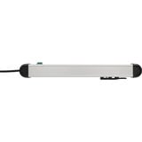 Brennenstuhl Premium-Alu-Line Steckdosenleiste 8-fach schwarz/aluminium, 3 Meter Kabel, mit Sicherheitsschalter