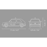 COBI Volkswagen Golf (1974) Polizei, Konstruktionsspielzeug weiß, Maßstab 1:35