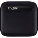 Crucial X6 Portable SSD 1 TB, Externe SSD schwarz, USB-C 3.2 Gen 2 (10 Gbit/s)