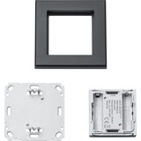 Homematic IP Wandtaster – 2-fach (HmIP-WRC2-A-2), Schalter anthrazit