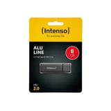 Intenso Alu Line 8 GB, USB-Stick schwarz