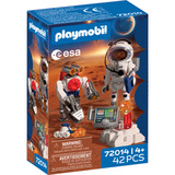 PLAYMOBIL 72014 ESA: Astronaut mit Roboter, Konstruktionsspielzeug 