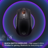 SteelSeries Rival 3 Wireless Gen 2, Gaming-Maus schwarz