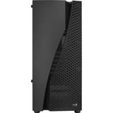 Aerocool Wave-G-BK-v1, Tower-Gehäuse schwarz, Tempered Glass