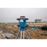 Bosch Akku-Rotationslaser GRL 600 CHV Professional, 18Volt, mit Halterung blau, Akku ProCORE18V 4,0Ah, Koffer, rote Laserlinie