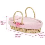 Corolle Mon Grand Poupon 36-42 cm geflochtener Korb, Puppenzubehör 