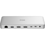 D-Link DUF-901, Dockingstation silber, USB-A, USB-C, DP, RJ-45
