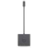 Dell Adapter USB-C > HDMI + DisplayPort, mit Power Pass-Through schwarz