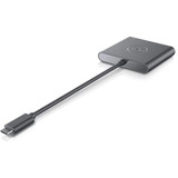 Dell Adapter USB-C > HDMI + DisplayPort, mit Power Pass-Through schwarz