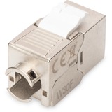 Digitus CAT 6A Keystone-Modul DN-93615 silber, werkzeugfrei, geschirmt