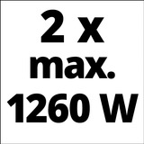 EINHELL Akku Power-X-Change Plus TWIN-PACK 18Volt 5,2Ah rot/schwarz, 2 Stück, ohne Ladegerät