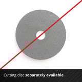 EINHELL Professional Akku-Winkelschleifer TP-AG 18/125 CE Q Li - Solo, 18Volt rot/schwarz, ohne Akku und Ladegerät