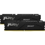 Kingston FURY DIMM 64 GB DDR5-6000 (2x 32 GB) Dual-Kit, Arbeitsspeicher schwarz, KF560C36BBEK2-64, FURY Beast, AMD EXPO